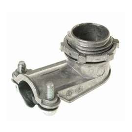 HUBBELL SQ90050R1 Squeeze Connector, 1/2 in, Zinc
