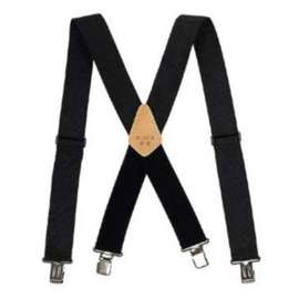 Kuny's Tool Works Series SP17BL Suspender, Elastic, Black