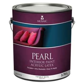 Mulco Mosaic T20-612 946 Interior Paint, Pearl, Medium Base, 946 mL