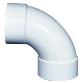 IPEX 40256 Pipe Elbow, 4 in, Hub, 90 deg Angle, PVC