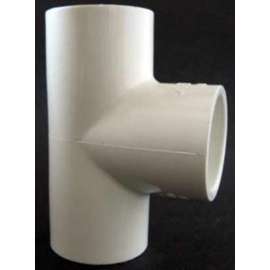 IPEX 435780 Pipe Tee, 2 in, Socket, PVC, White, SCH 40 Schedule, 150 psi Pressure