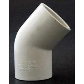 IPEX 435483 Pipe Elbow, 1 in, Socket, 45 deg Angle, PVC, SCH 40 Schedule