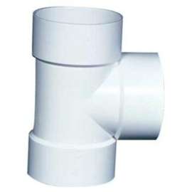 IPEX 040102 Pipe Tee, 3 in, Hub, PVC