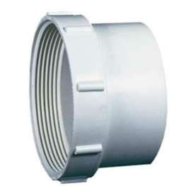 IPEX 040948 Pipe Adapter, 3 in, Hub x FIP, PVC, White