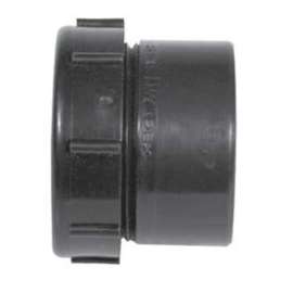 IPEX 027477 Trap Pipe Adapter, 1-1/2 in, Male x Spigot x Plastic Nut, ABS, Black