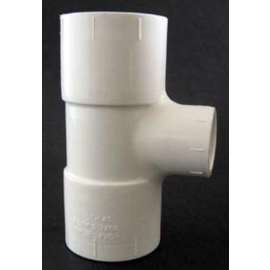 Xirtec 140 435865 Pipe Tee, 1 x 1/2 in, Socket x Socket x FPT, PVC, White, SCH 40 Schedule, 150 psi Pressure