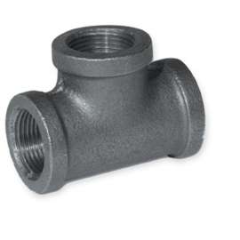 aqua-dynamic 5520-600 Pipe Tee, 1/8 in, FPT, Malleable Iron