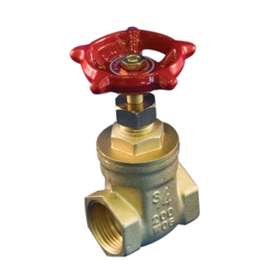 aqua-dynamic 1190-004 Gate Valve, 3/4 in Connection, Threaded, 200 psi Pressure, Brass Body