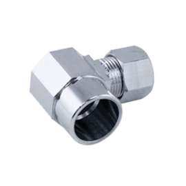aqua-dynamic 3291-119 Supply Fitting, 1/2 in, Solder, Brass, Chrome