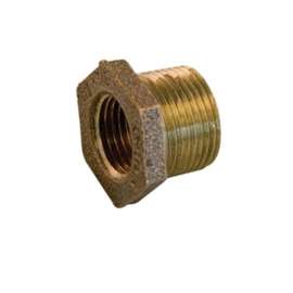 aqua-dynamic 4495-053 Hex Reducing Bushing, 1 x 1/2 in, Threaded, Bronze