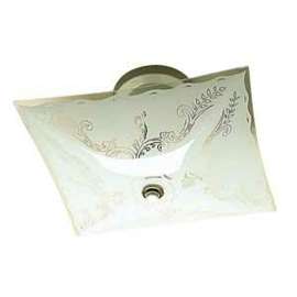 CANARM ICL7WH Ceiling Light Fixture, 60 W, 2-Lamp, A Lamp, Steel Fixture, White Fixture