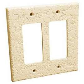 InvisiPlate KD-P-1 Two Outlet Plate