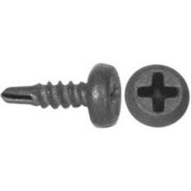 Reliable RzR Series PF6716MR Bulkhead Screw, #6-20 Thread, 7/16 in L, Full Thread, Modified Pan Head, Phillips Drive