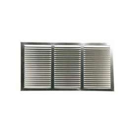 Imperial RG1416 Return Air Sidewall Grille, 17-1/4 in L, 7-1/4 in W, 20 deg Air Deflection, Steel