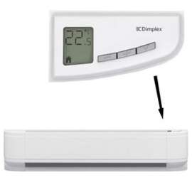 Dimplex LPC Series PC3010W31 Linear Proportional Convector Baseboard Heater, 240/208 V, 1000/750 W, White