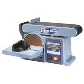 KING CANADA KC-705L-6 Belt and Disc Sander, 4.3 A, 4 x 36 in Belt