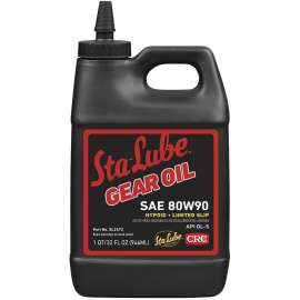 Sta-Lube SL2472 Gear Oil, 80W-90, 1 qt Bottle