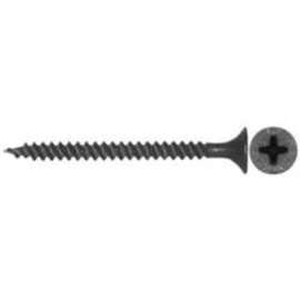 Reliable RzR Series DS62C1 Screw, 2 in L, Fine, Full Thread, Flat Head, Phillips Drive, Type S Point, Steel, Phosphate