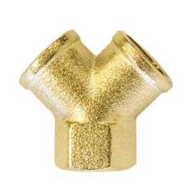 TOPRING 88.406 Air Compressor Manifold, 1/4 in, FNPT, Brass, Nickel
