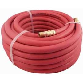 TOPRING 88.923 Air Hose, 1/4 in ID, 25 ft L, MNPT, 350 psi Pressure, Rubber