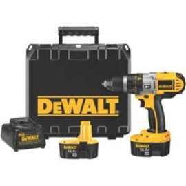 DeWALT DCD930KX Hammer Drill Kit, Battery Included, 14.4 V, 2.4 Ah, 1/2 in Chuck, Ratcheting Chuck, 0 to 1800 rpm Speed