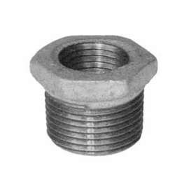 aqua-dynamic 5511-910 Hex Pipe Bushing, 1/4 x 1/8 in, MPT x FPT, Malleable Iron, 150 psi Pressure