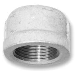 aqua-dynamic 5511-408 Pipe Cap, 2 in, NPT, Iron, 150 psi Pressure