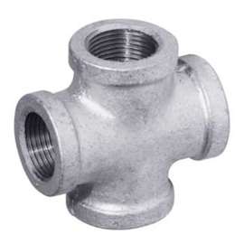 aqua-dynamic 5511-003 Pipe Cross, 1/2 in, FPT, Malleable Iron, SCH 40 Schedule, 150 psi Pressure