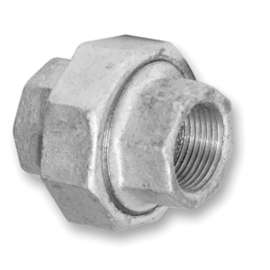 aqua-dynamic 5511-707 Pipe Union, 1-1/2 in, NPT, Iron, 40 Schedule, 150 psi Pressure