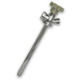 aqua-dynamic 1104-557 Anti-Siphon Wall Hydrant, 1/2 in Connection, Male x Solder, 125 psi Pressure, Brass Body, Chrome