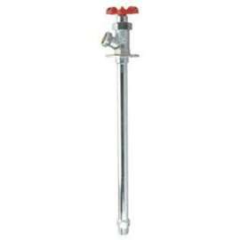 aqua-dynamic 1392-100 Anti-Siphon Wall Hydrant, 1/2 in Connection, Male x Solder, Brass Body, Chrome