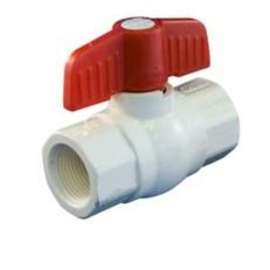 aqua-dynamic 1107-134 Ball Valve, 3/4 in Connection, Threaded, 150 psi Pressure, PVC Body