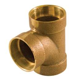 aqua-dynamic 9059-007 Sanitary Pipe Tee, 1-1/2 in, Brass