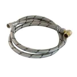aqua-dynamic 3235-600 Dishwasher Hose, 3/8 in ID, 60 in L, Compression x MIP, Stainless Steel