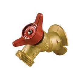 aqua-dynamic 1108-054 Sillcock, 3/4 in Connection, Female, 125 psi Pressure, Quarter-Turn Actuator, Brass Body