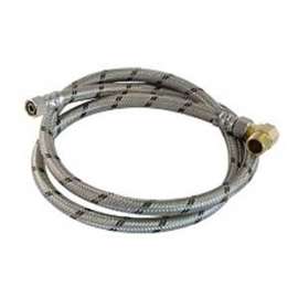 aqua-dynamic 3239-720 Dishwasher Hose, 1/2 in ID, 72 in L, FIP x MIP, Stainless Steel