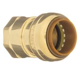 aqua-dynamic 9492-505 Adapter, 1 in, Push-Fit x FPT, Brass