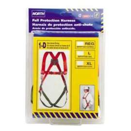 North FP700/1DL Full Body Harness, L, Nylon Webbing