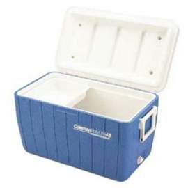 Coleman 3000000152 Performance Cooler, 48 qt Cooler, Polyurethane, Blue, 3 days Ice Retention