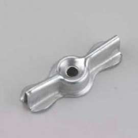 Richelieu 42BR Turn Button, Steel, Brass, 1-3/4 in L Dimensions