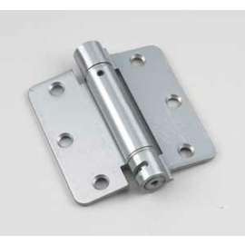 Onward 51822NBR Adjustable Spring Hinge, Steel, Brushed Nickel, Non-Removable Pin, Full Mortise Mounting, 35 lb