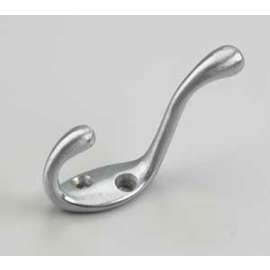 Onward 237ANV Heavy-Duty Coat Hook, 10 kg, 2-Hook, Metal, Antique Nickel