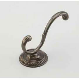 Onward 238MATV Classic Coat Hook, 10 kg, 2-Hook, Metal, Matte Black