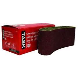 Task 21680 Sanding Belt, 2-1/2 in W, 16 in L, 80 Grit