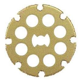 DREMEL EZ Lock EZ544 Cutting Wheel, 1-1/2 in Dia, 0.07 in Thick, 1/8 in Arbor