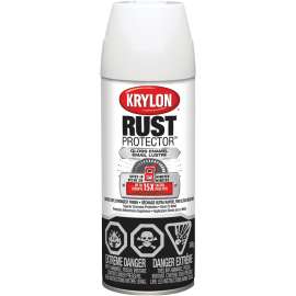 Krylon 469000000 Enamel Spray Paint, Gloss, White, 12 oz, Aerosol Can
