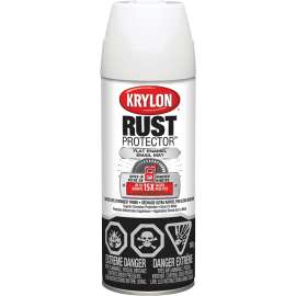 Rust Protector 469034 Rust Preventive Enamel Spray Paint, 340 g, Flat, 25 sq-ft Coverage, 0.82 Specific Gravity