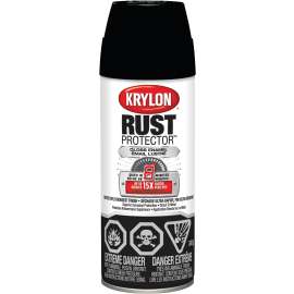 Rust Protector 469001 Rust Preventive Enamel Spray Paint, 340 g, Gloss, 25 sq-ft Coverage, 0.78 Specific Gravity