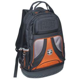 KLEIN TOOLS Tradesman Pro Series 55421BP-14 Backpack, 7-1/4 in W, 20 in D, 14-1/2 in H, 39-Pocket, Polyester
