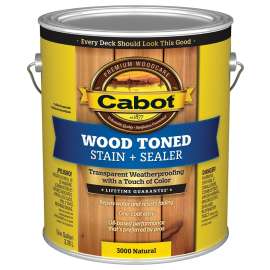 Cabot 140.0003000.007 Deck and Siding Stain, Natural, Liquid, 1 gal, Can
